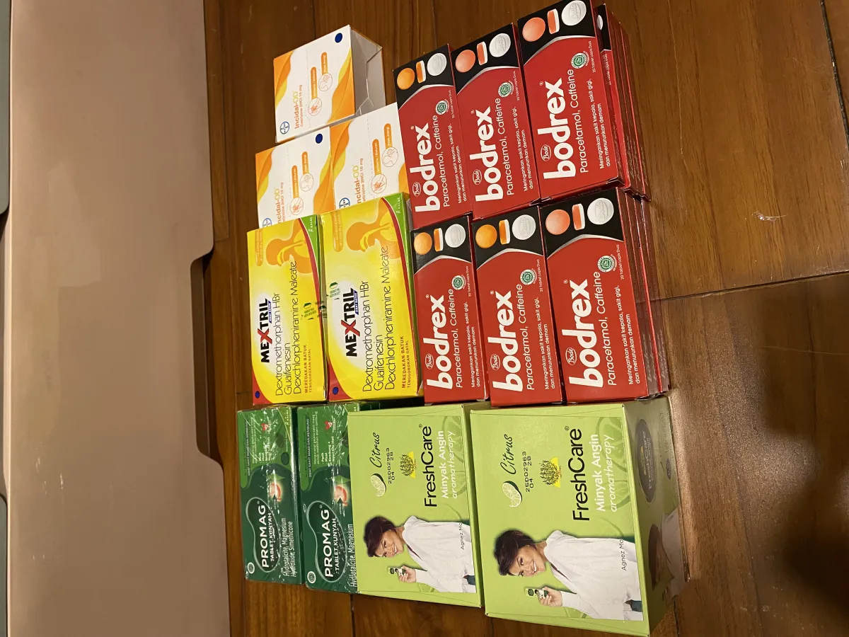 Bodrex bulat, Kuku Bima Komplit, Vitamin C, IM BOOST Force